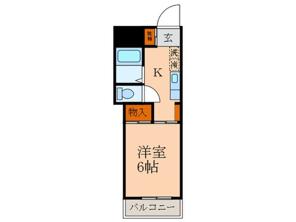 リキューハイツシオノの物件間取画像